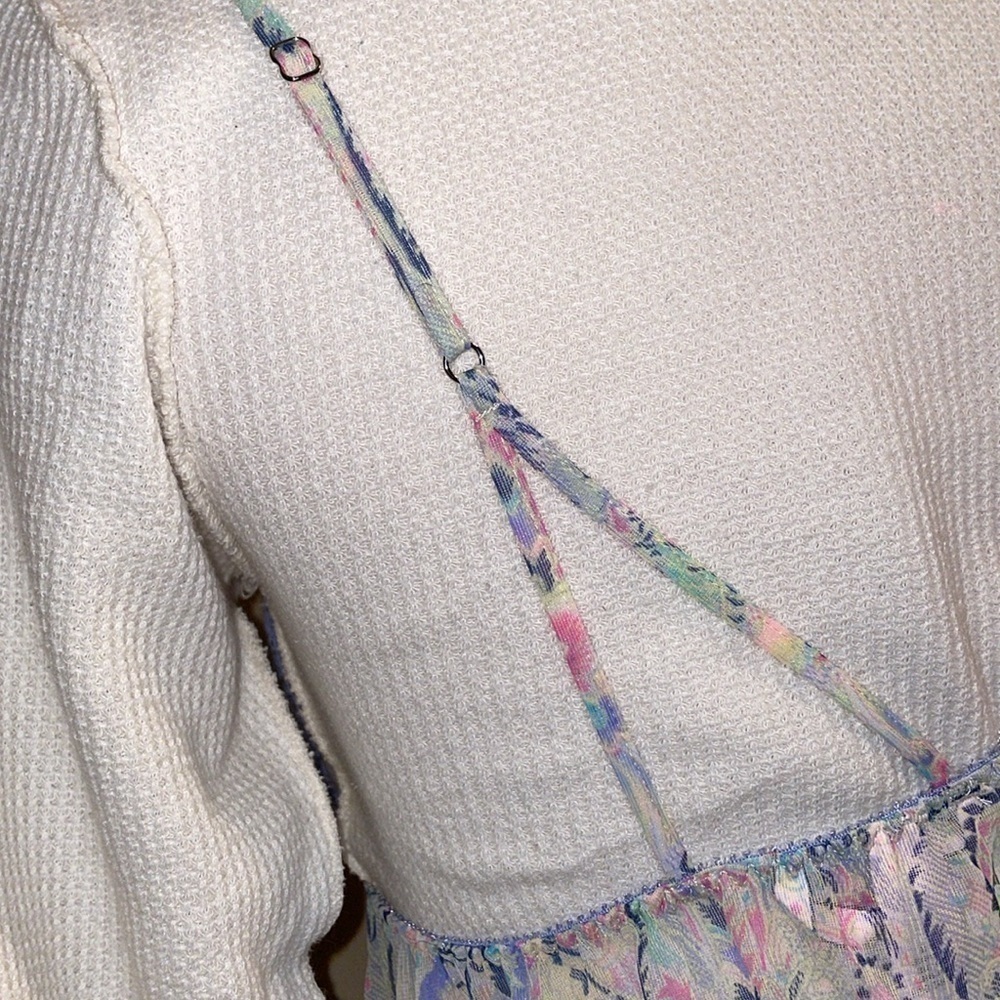 Victorias Secret womens nightie lingerie large paisley pattern lace babydoll - Picture 5 of 9